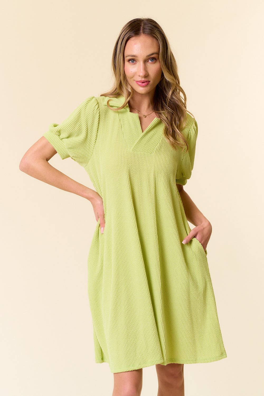 Natashias Dress: Lime