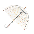 Transparent Umbrella with Copper Polka Dots