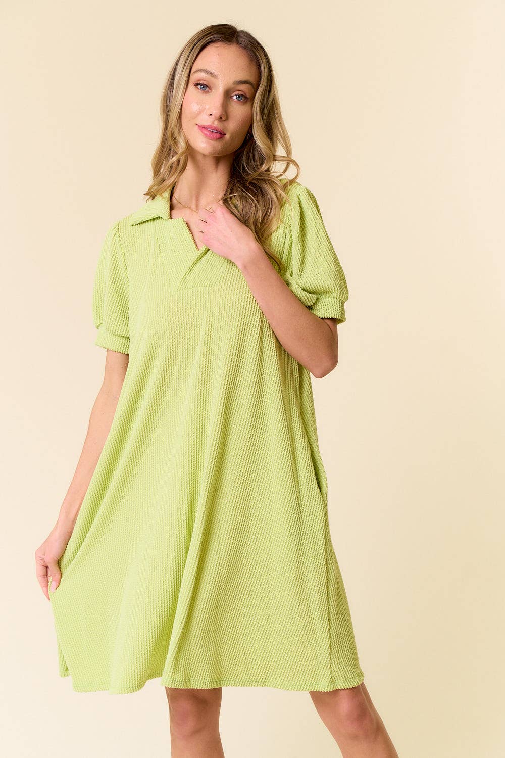 Natashias Dress: Lime