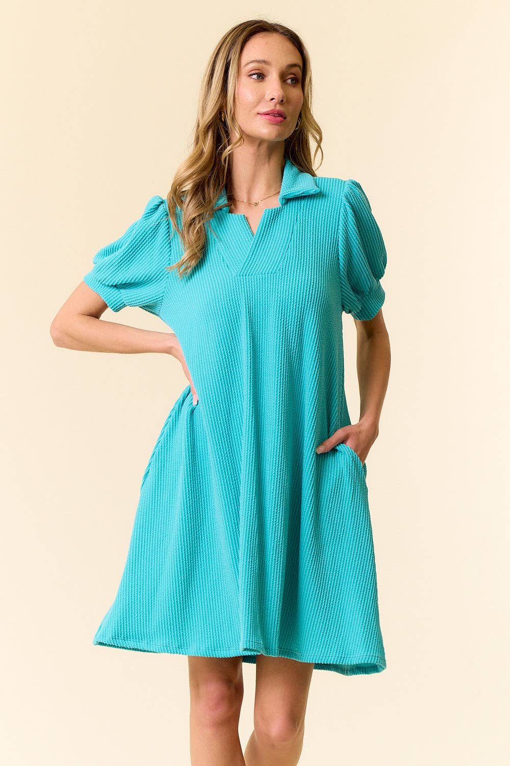 Natashias Dress: Aqua