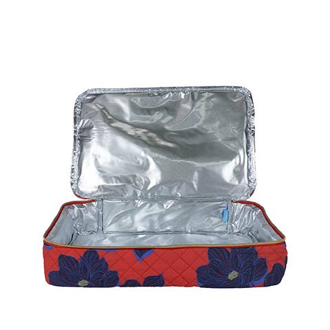 Casserole Carrier: Magnolia Shadows Red
