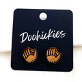 Baseball Stud Earrings: Glove