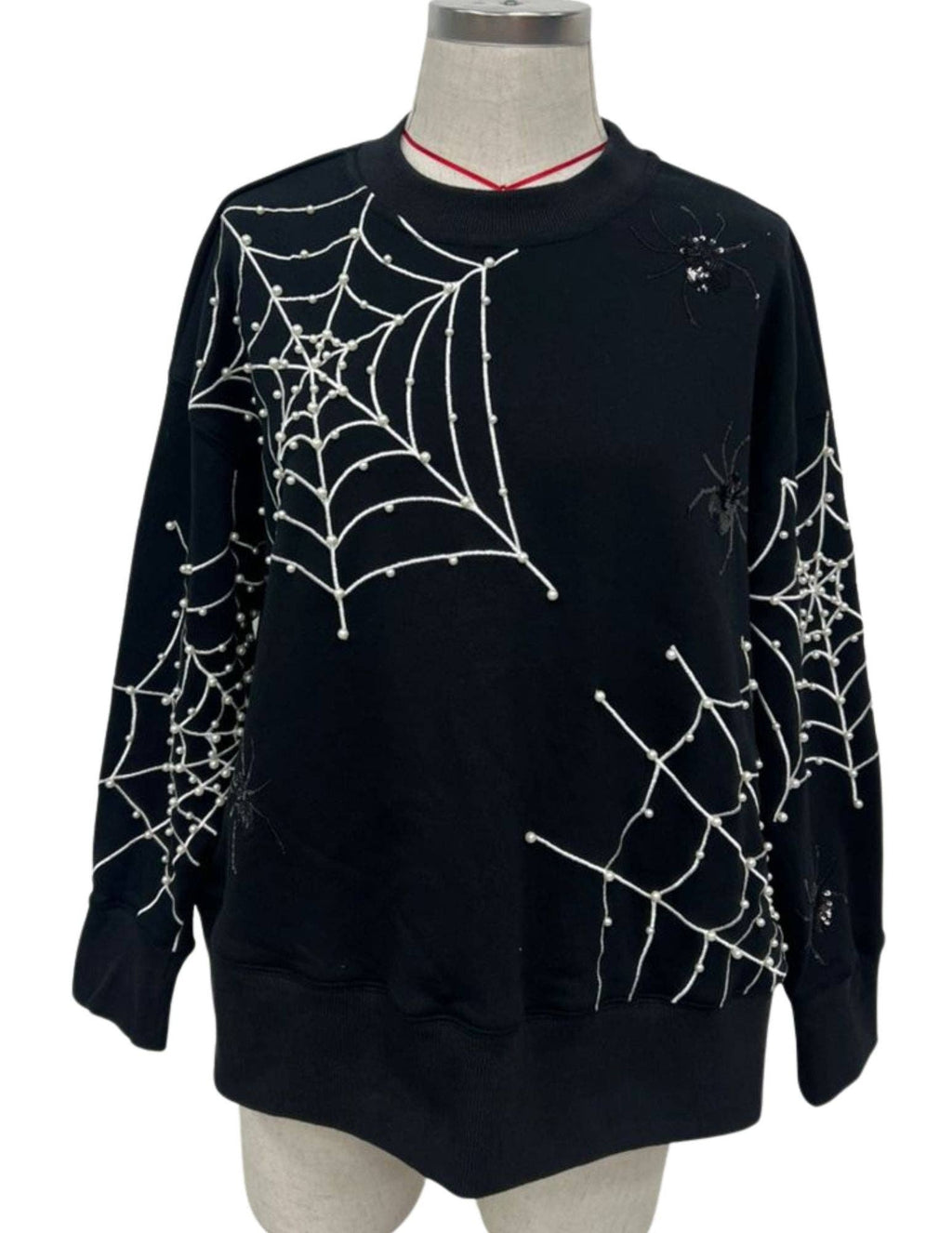 Pearl Webs Spider Sweatshirt