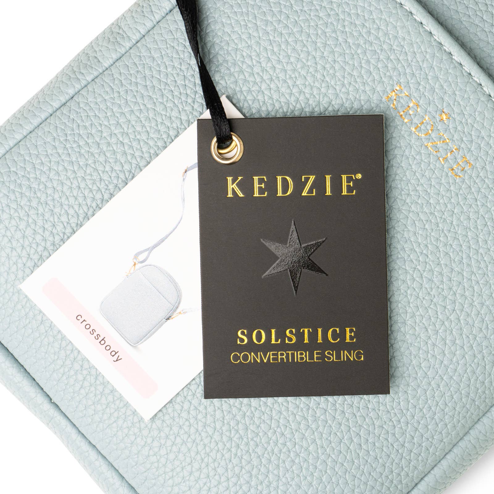 Kedzie Solstice Convertible Crossbody: Sky