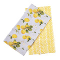 Cotton Lemon Tea Towels Set of 2