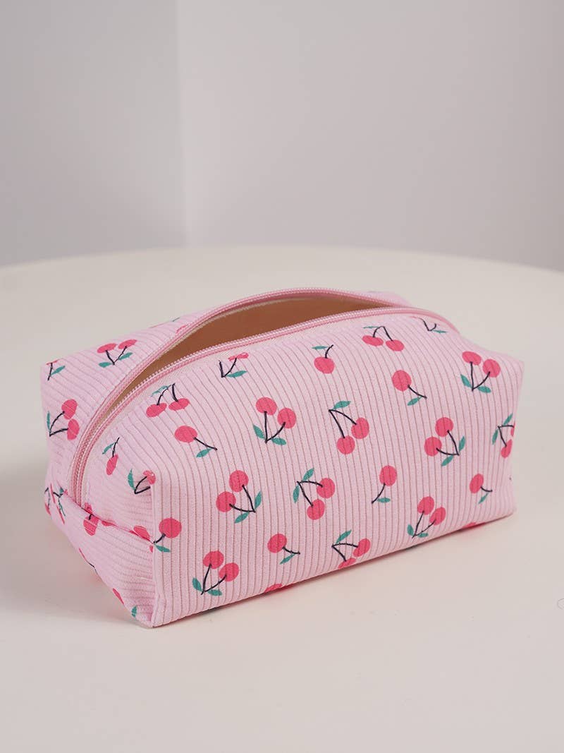 Cosmetic Pouch Bag: Cherry