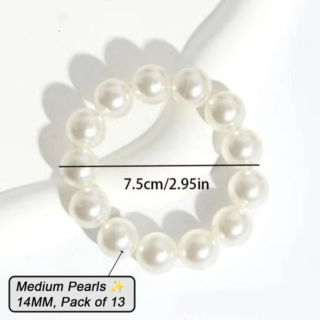 Pearl Hair Tie Bracelet: Large Pearl