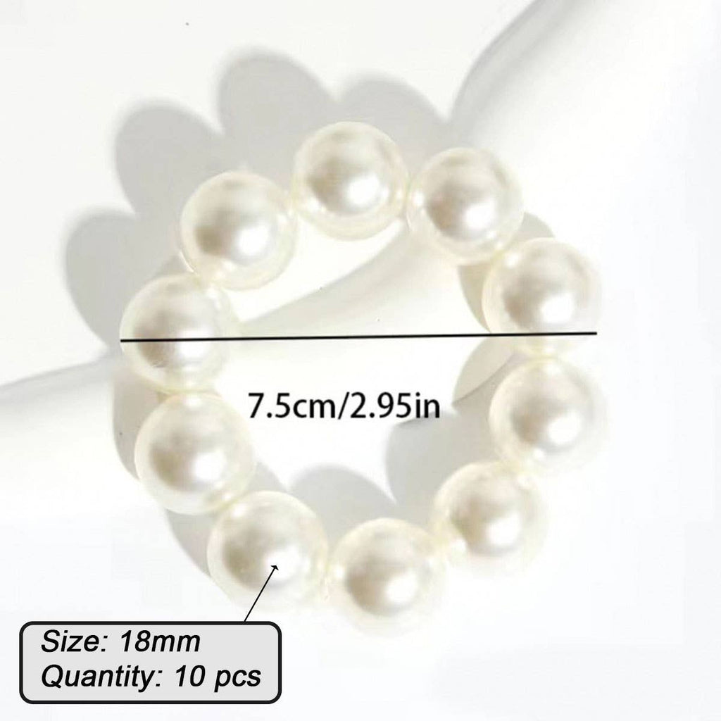 Pearl Hair Tie Bracelet: Large Pearl