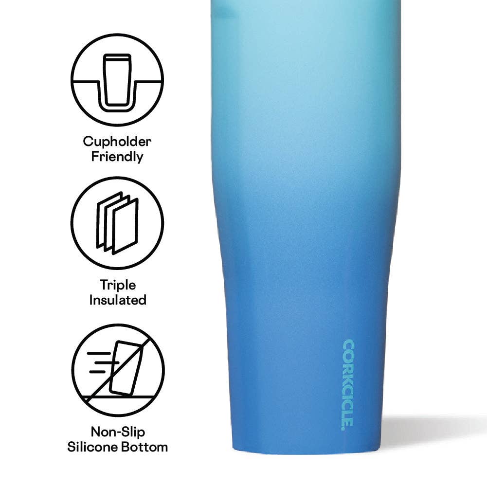Boom Box Blue Go Cup: 30oz