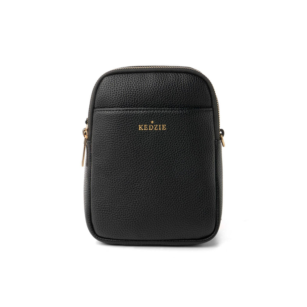 Kedzie Solstice Convertible Crossbody: Black
