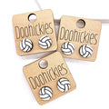 Volleyball Stud Earrings