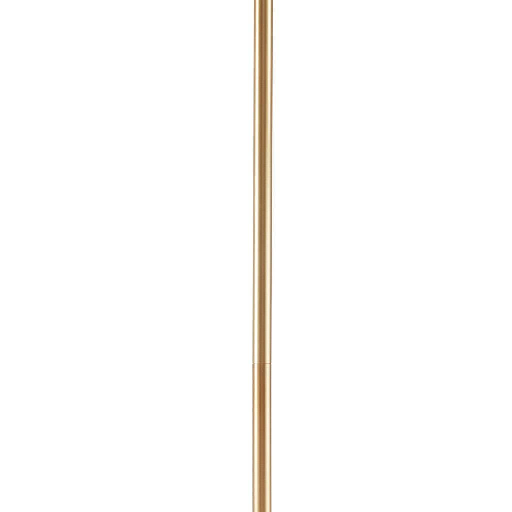 1-Light Shell Drape Elegant Chandelier with Gold Base