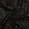 Sparkle Dress Scarf Shawl: Black with Gold Shimmer