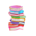 Back to School Claw Clip: Book Stack