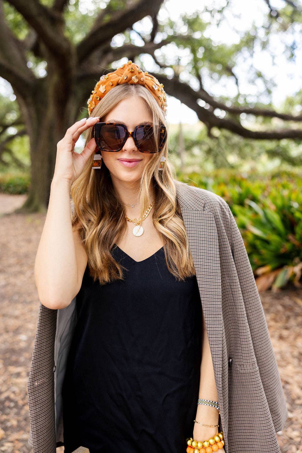 Tortoise Square Sunglasses with Polarized Lenses
