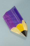 Back to School Claw Clip: Purple Pencil