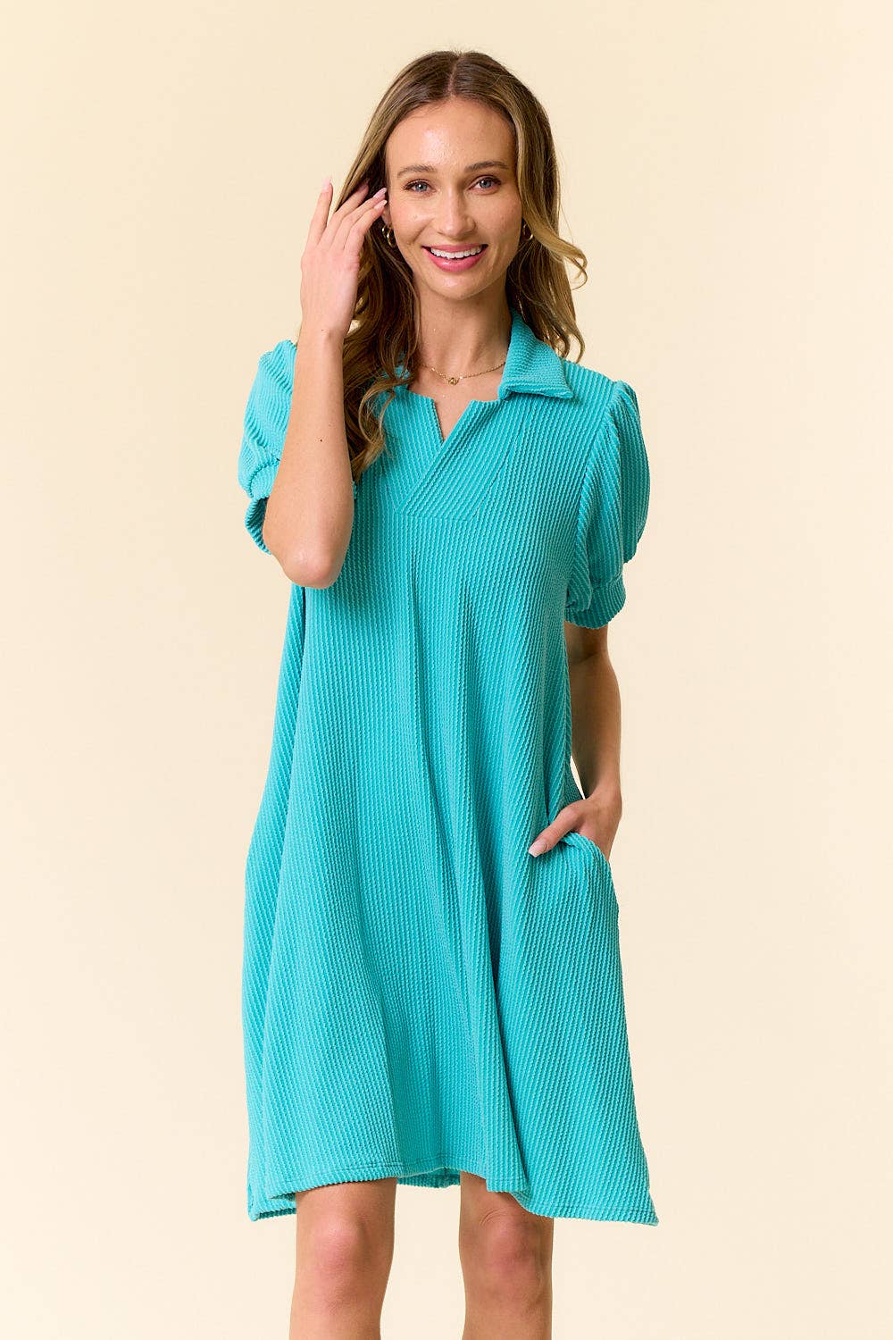 Natashias Dress: Aqua