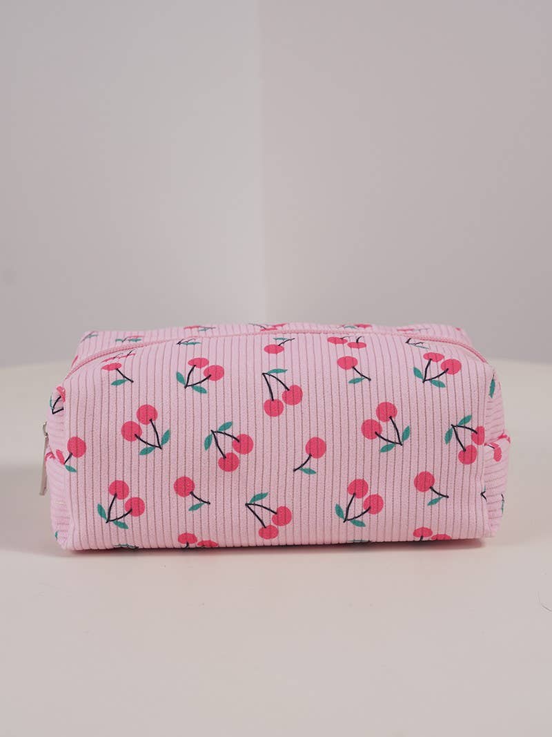 Cosmetic Pouch Bag: Cherry