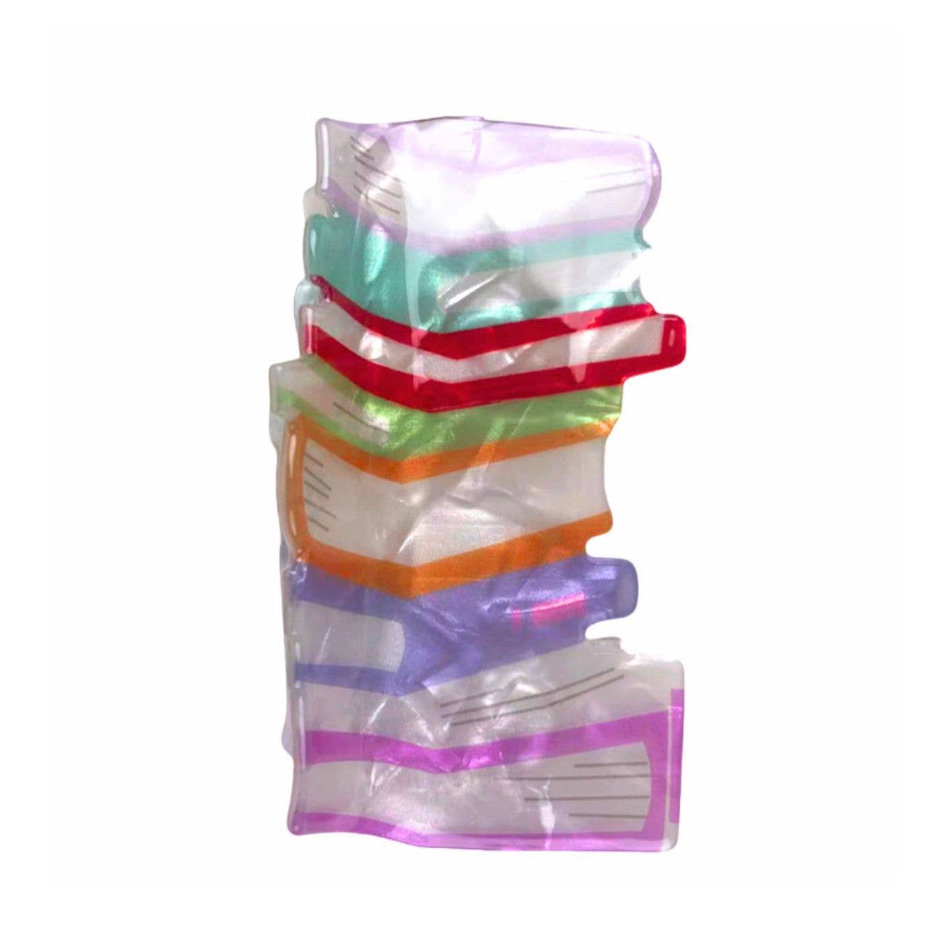 Back to School Claw Clip: Book Stack